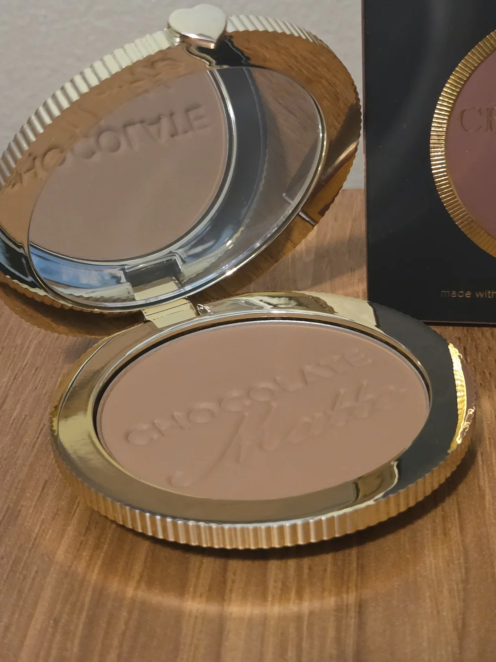 Too Faced Chocolate Soleil Matte Bronzer - Brown & Gold Compact